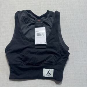 Air Jordan Essential Women's Crop Top Sz XS Anthracite-Black Brand New